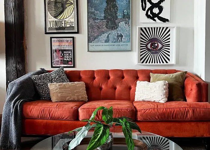 420 Friendly Boho Loft Downtown King Suite Free Parking